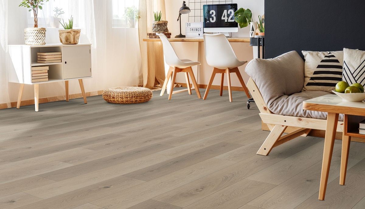 Wooden floor kitchen idea-Mesa Oak