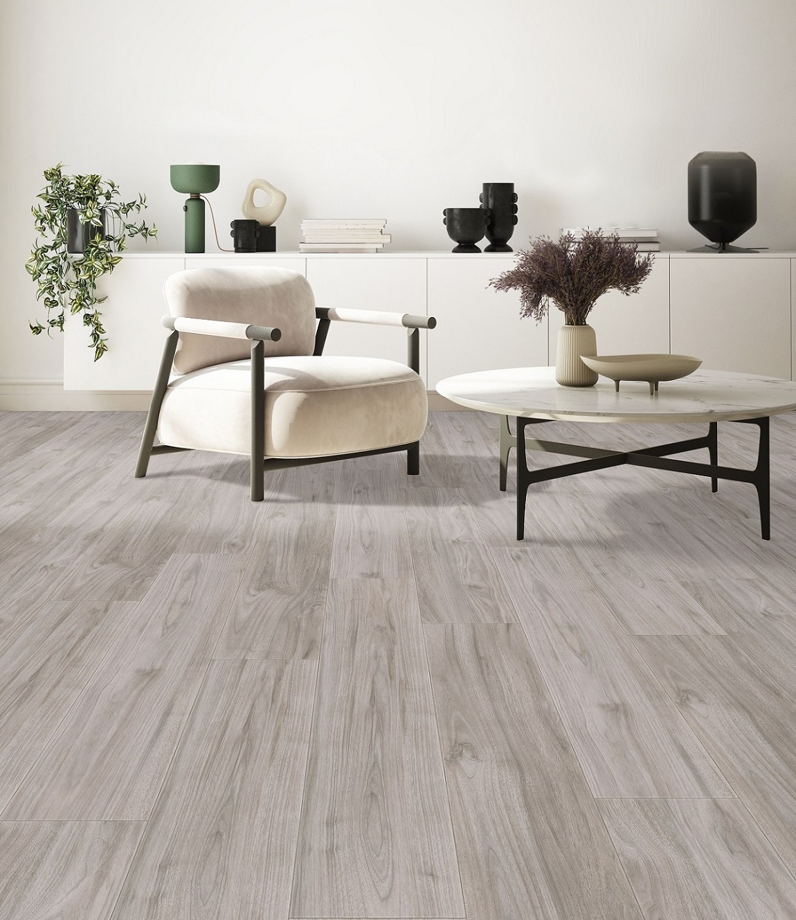 Walnut colored floor-Kurumi Walnut